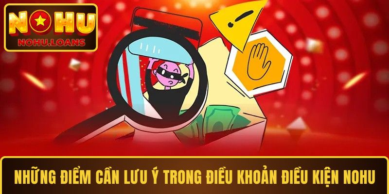 Những điểm cần lưu ý trong điều khoản điều kiện NOHU